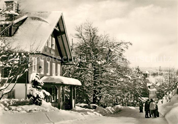 Schmiedefeld Rennsteig Filmbuehne Winterpanorama