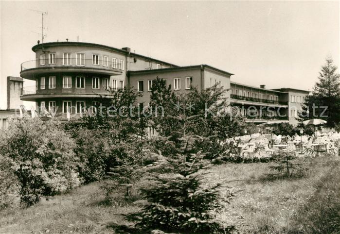 Gernrode Harz FDGB Ferienheim Fritz Heckert Gartenterrasse
