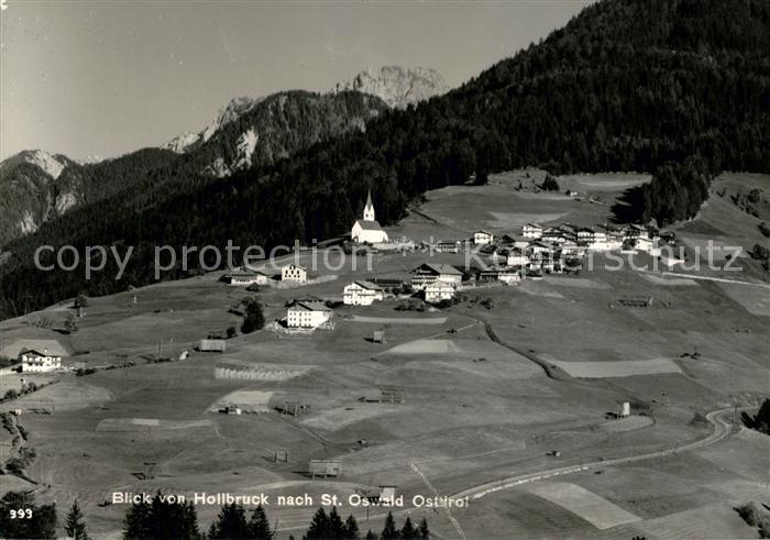 St Oswald Plankenwarth Panorama Blick von Hollbruck Alpen