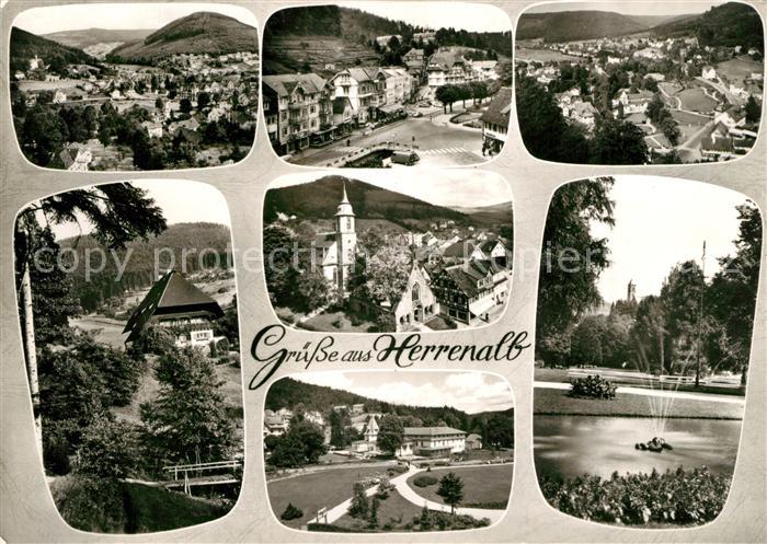 Bad Herrenalb Teilansichten Heilklimatischer Kurort im Schwarzwald