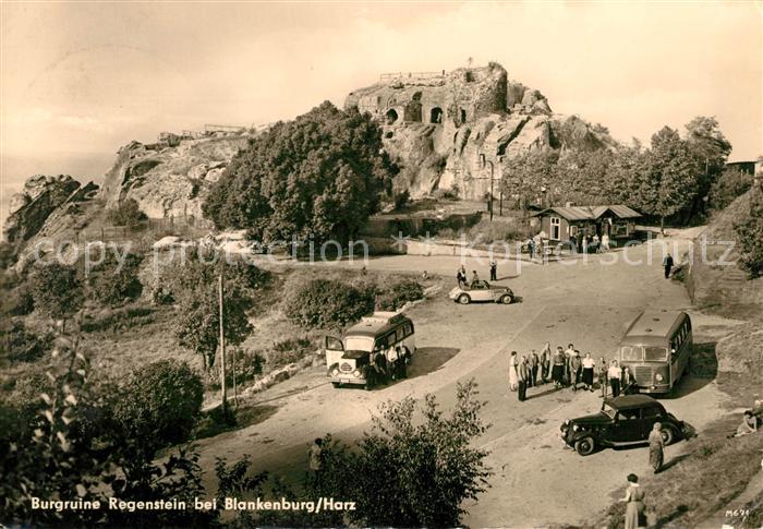 Blankenburg Harz Burgruine Regenstein Parkplatz