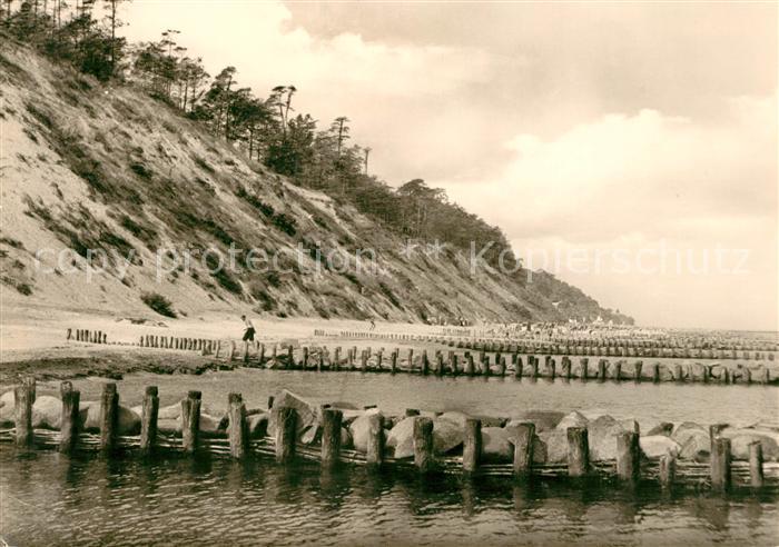 Koserow Ostseebad Usedom Kueste Strand Wellenbrecher