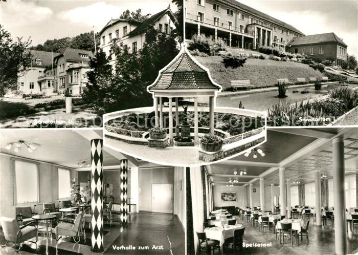 Bad Berka Sanatorium Vorhalle Speisesaal Pavillon