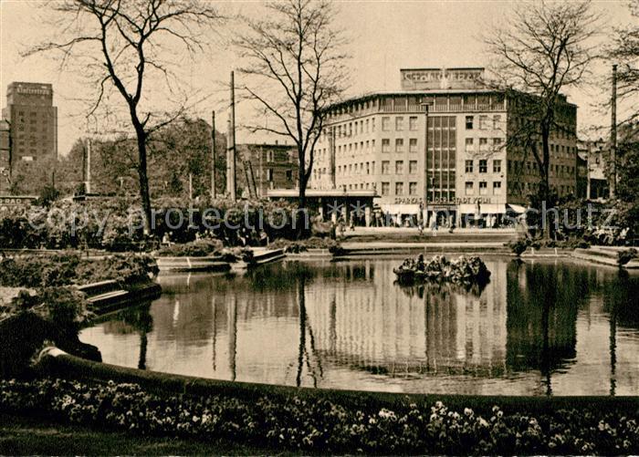 Koeln Rhein Friedrich Ebert Platz Teich