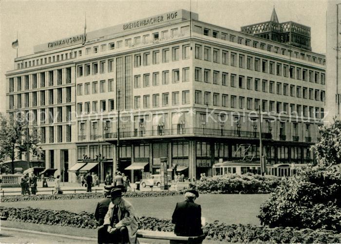 Duesseldorf Corneliusplatz mit Breidenbacher Hof