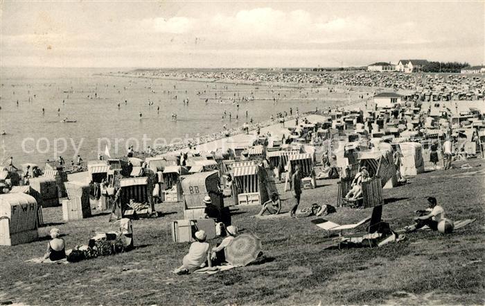 Buesum Nordseebad Strandleben