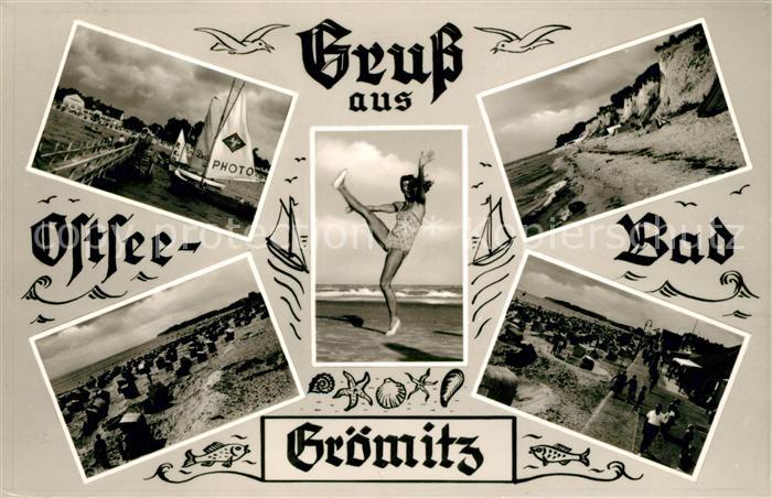 Groemitz Ostseebad Seebruecke Strand Kueste Promenade