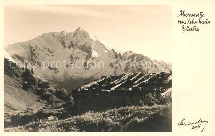 Mayrhofen Zillertal Ahornspitze Kolmhaus Berghuette Zillertaler Alpen