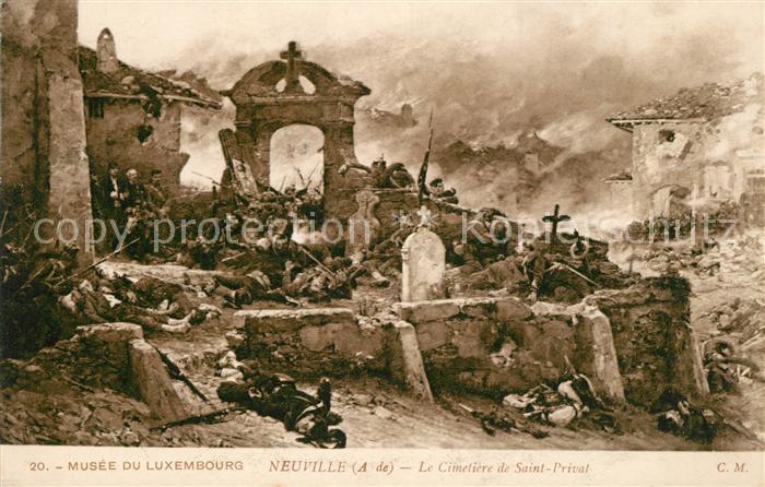 Paris Musee du Luxembourg Neuville Cimetiere