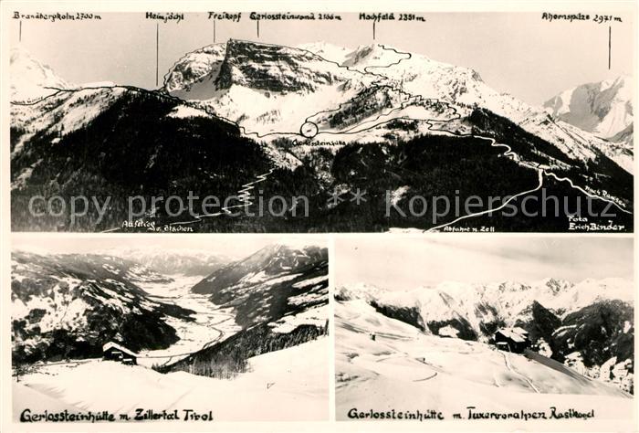Gerlos Gerlossteinhuette Zillertal Tuxer Alpen Skigebiet