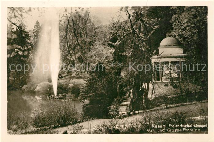 Kassel Freundschaftstempel Grosse Fontaene