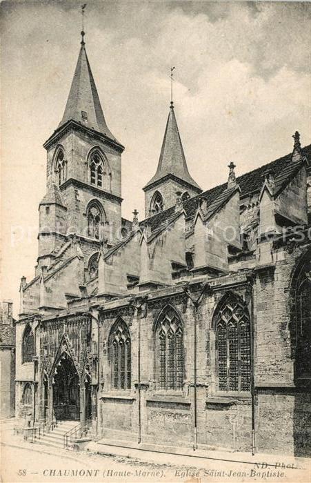 Chaumont 52 Eglise Saint Jean Baptiste