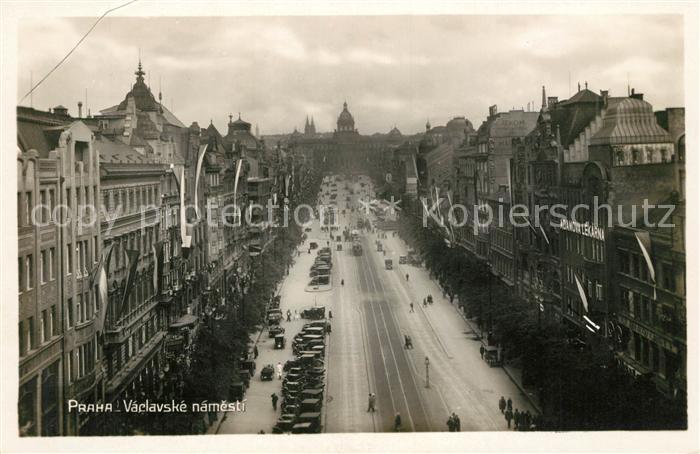 Praha Prahy Prague Vaclavske namesti Wenzelsplatz