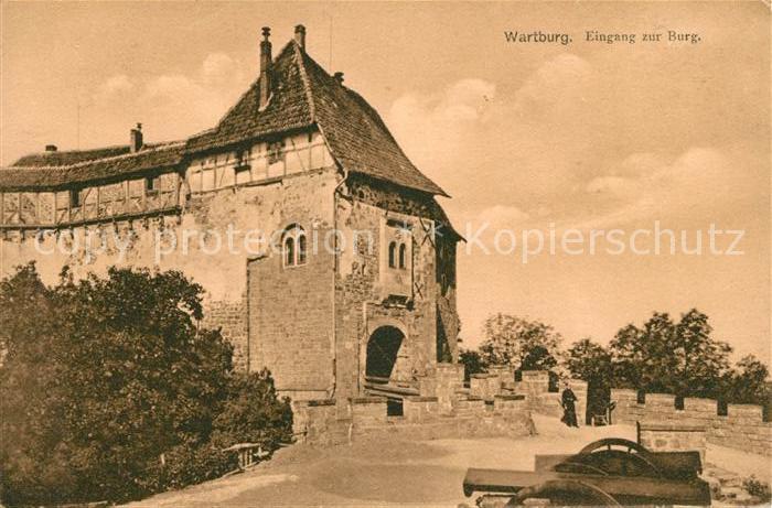 Wartburg Eisenach Eingang zur Burg