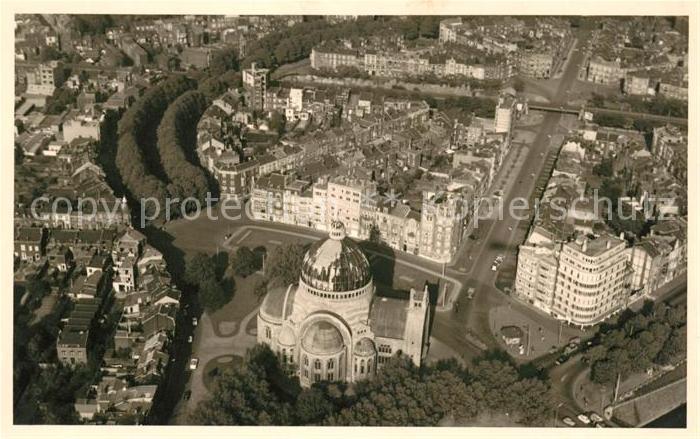 Bruessel Bruxelles Basilika Fliegeraufnahme