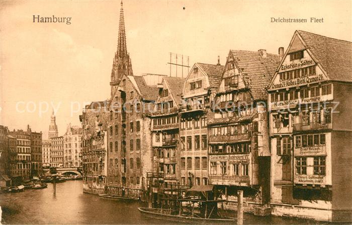 Hamburg Deichstrassen Fleet