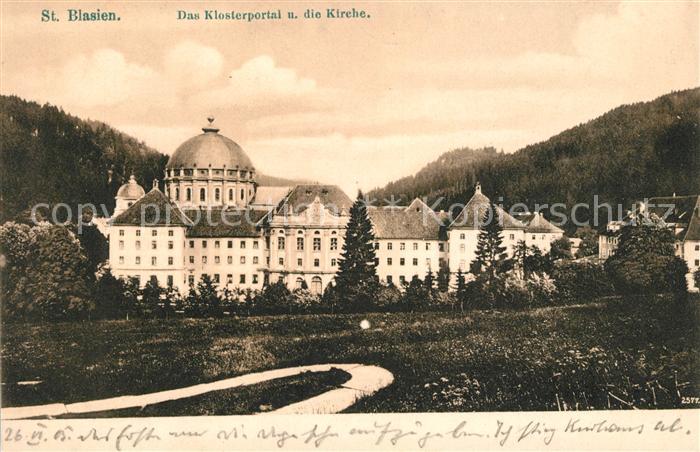 St Blasien Klosterportal Kirche
