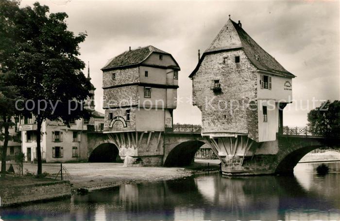 Bad Kreuznach Alte Brueckenhaeuser Nahebruecke