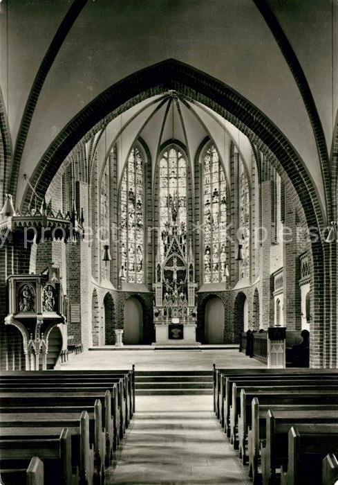 Uelzen Lueneburger Heide St Marienkirche Innenansicht Hoher Chor