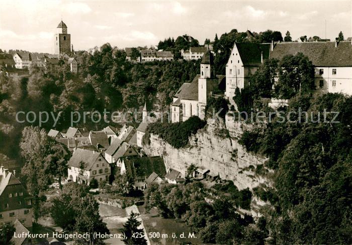 Haigerloch Stadtbild mit Eyach Altstadt Kirche