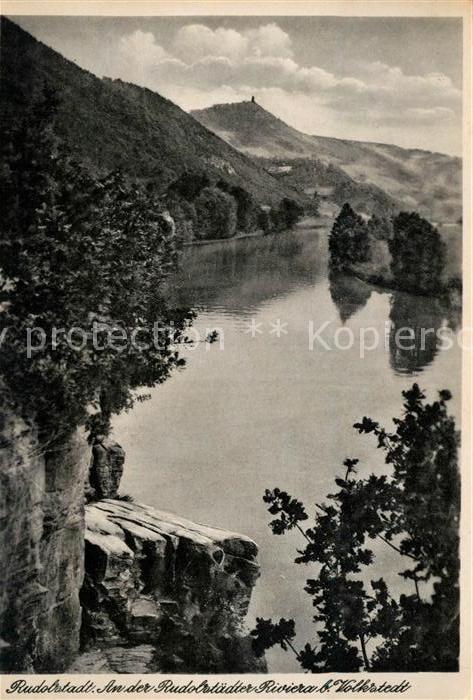 Volkstedt Saale Landschaftspanorama Rudolstaedter Riviera