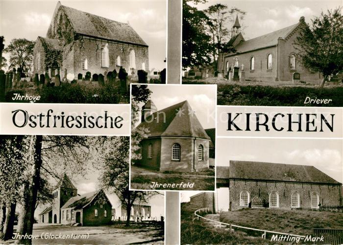 Ihrhove Ostfriesische Kirchen Driever Ihrhove Glockenturm Mittling Mark