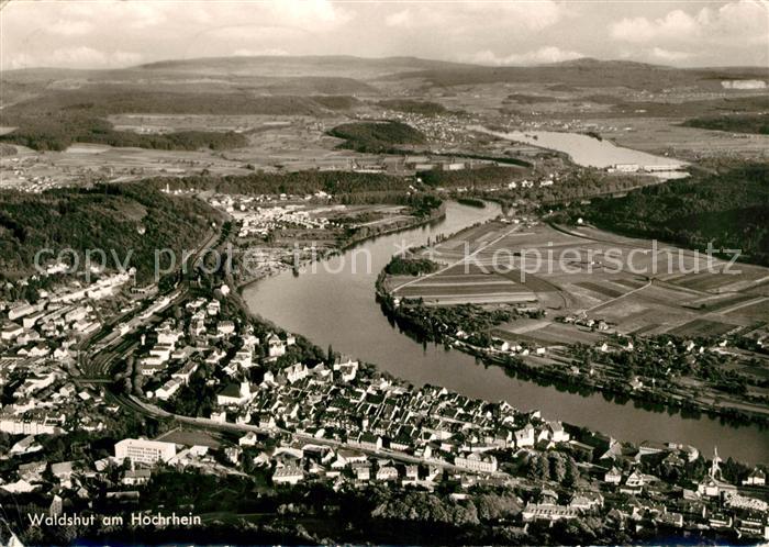 Waldshut-Tiengen Hochrhein Fliegeraufnahme Thorbecke Luftbild R 192 912