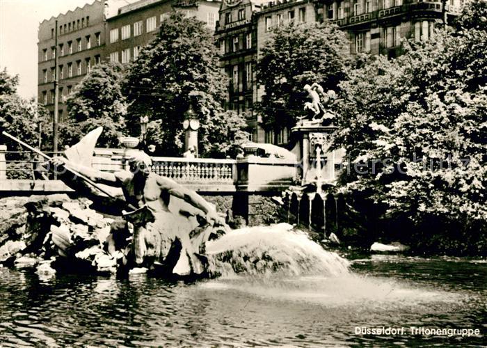 Duesseldorf Tritonengruppe Brunnen