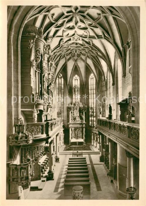 Altenburg Thueringen Chor der Altenburger Schlosskirche