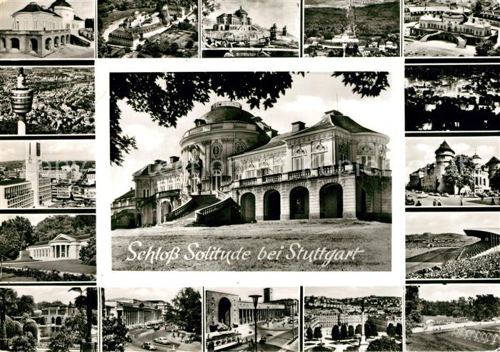 Stuttgart Schloss Solitude Sehenswuerdigkeiten der Stadt
