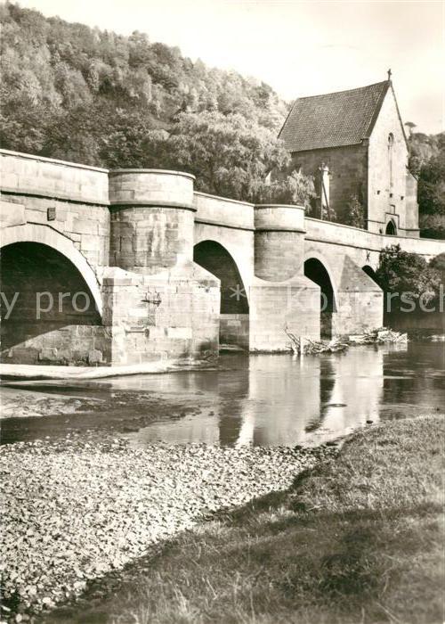 Creuzburg Werrabruecke Liboriuskapelle