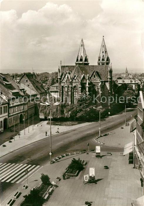 Muehlhausen Thueringen Thomas Muenster Stadt Wilhelm Pieck Platz Divi Blasii Kir