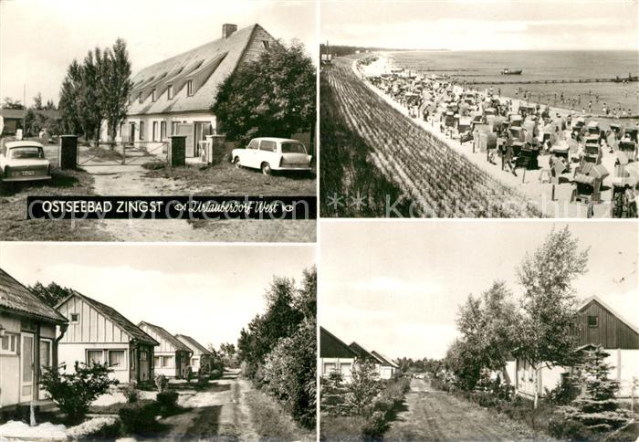Zingst Ostseebad Urlauberdorf West Ferienhaeuser Strand