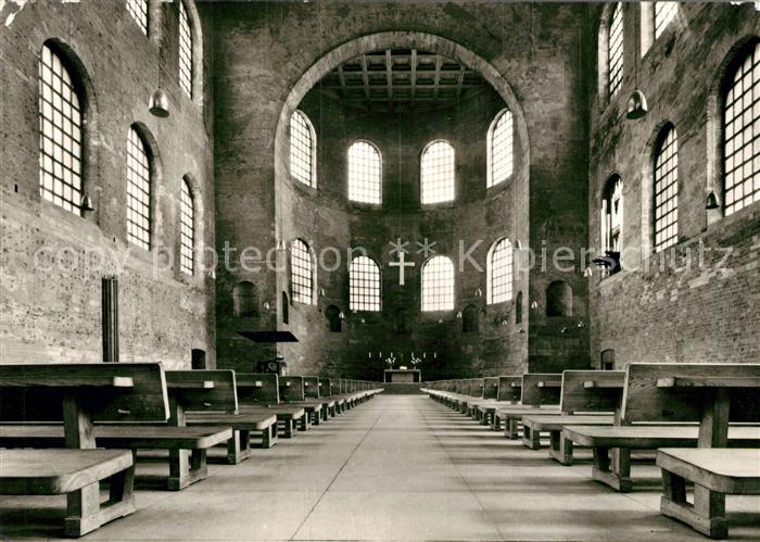 Trier Innenansicht Konstantinbasilika erbaut 310 n. Chr. Konstantin der Grosse