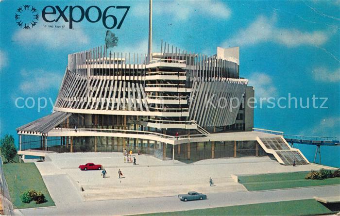 Exposition Universelle Internationale Montreal 1967 Pavillon de la France