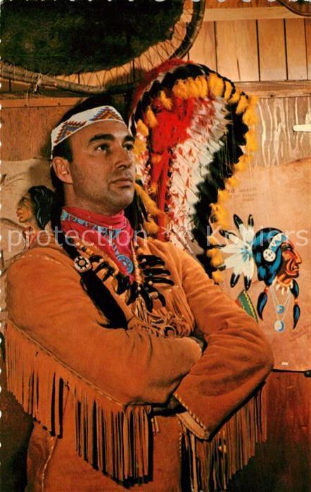 Indianer Native American May One-Onti Gros Louis Grand Chief Huron Tribe