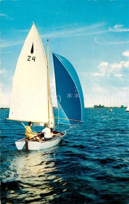 Segelboote Zeilen op Friese Meren