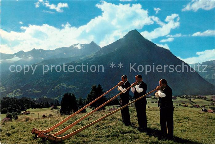 Alphorn Alphorntrio Morgebaerg Niesen Aeschiried