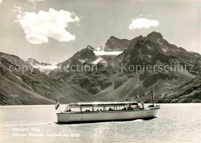 Motorboote Silvretta Oberer Stausee Foto-Risch-Lau-Nr. 20387