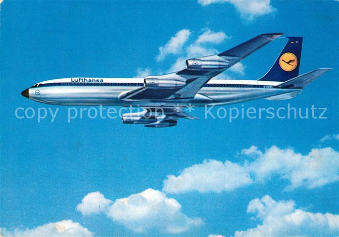 Lufthansa Boeing 707 Intercontinental Jet