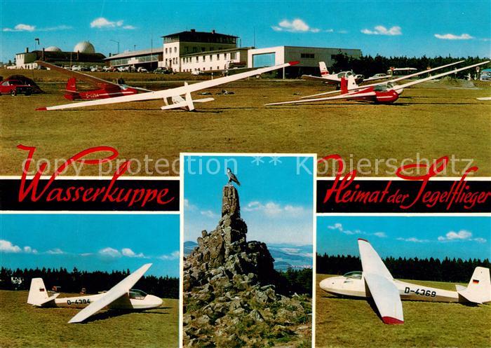 Segelflug Gliding Vol-Voile Vuolo-a-Vela Volo-a-Vela-- Wasserkuppe Rhoen Flieger