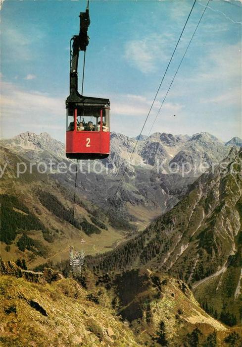 Seilbahn Walmendingerhorn Schafalpen Mittelberg Kleines Walsertal