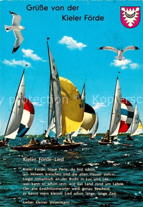 Segelboote Kieler Foerde Lied Moewe