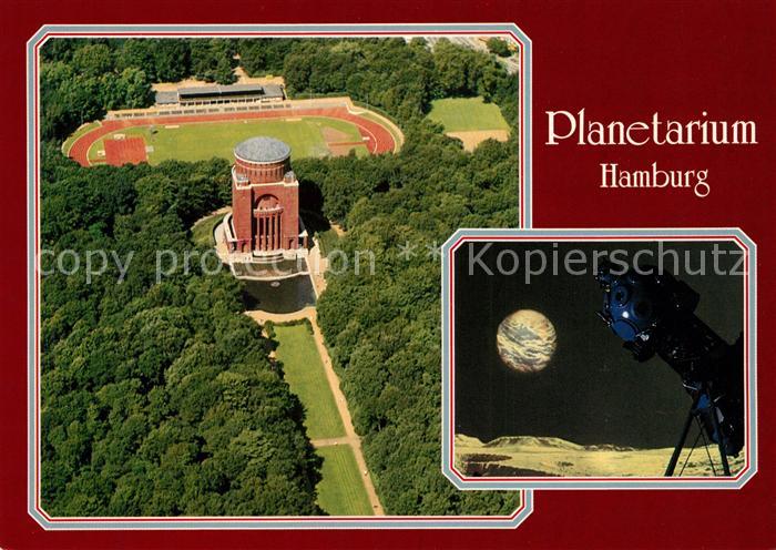 Planetarium Hamburg Stadtpark Jahnkampfbahn Fliegeraufnahme