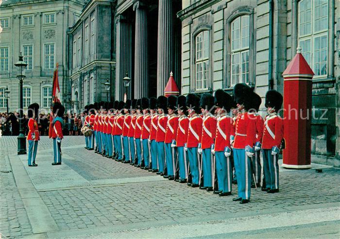 Leibgarde Wache Kopenhagen Wachtparade