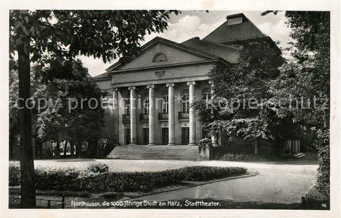Nordhausen Thueringen Stadtteater