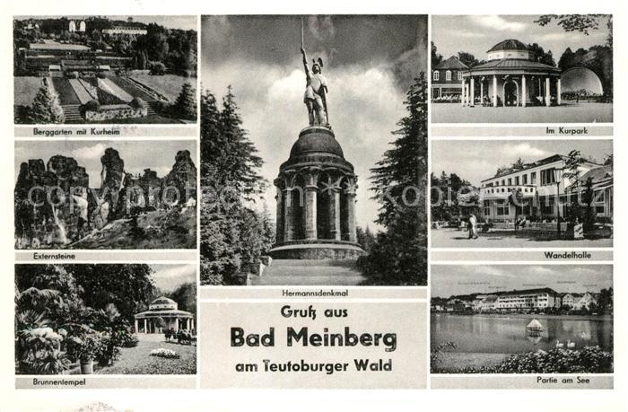 Bad Meinberg Hermannsdenkmal Wandelhalle Externsteine