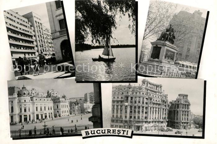 Bucuresti Bukarest Bucaresti RO Denkmal Segelboot