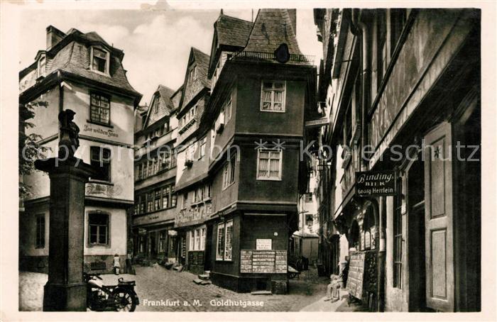 Frankfurt Main Goldhutgasse