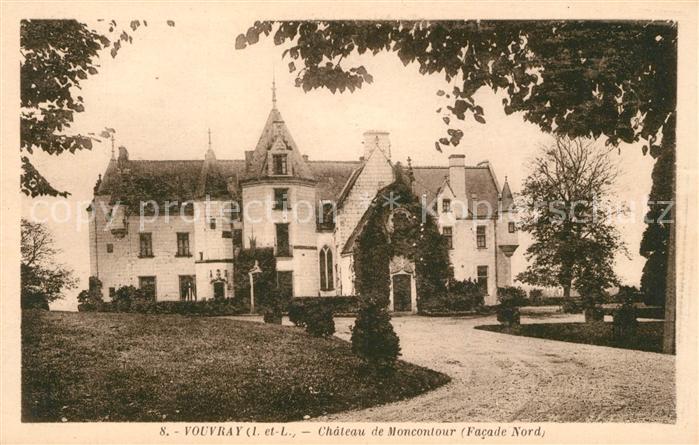 Vouvray Indre-et-Loire Chateau de Moncontour